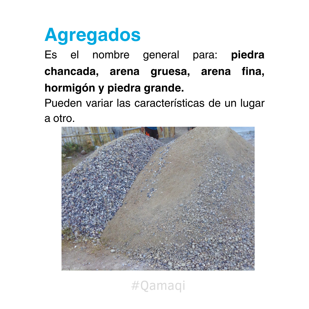 Agregados para obra