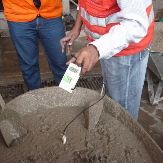 controlar la calidad del concreto en obra